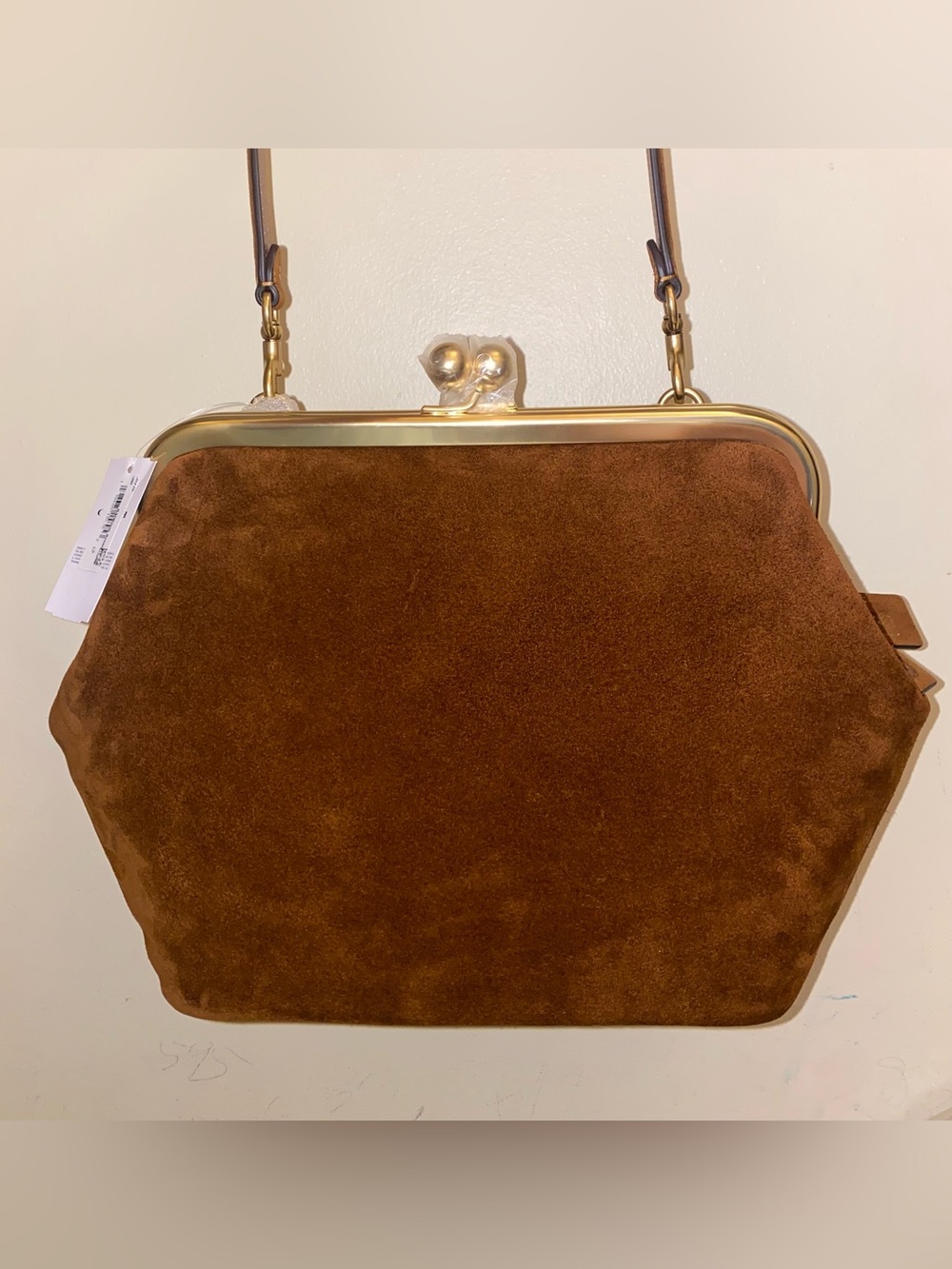 Coach 🤎  Kisslock Frame Bag 27 New with tags 🏷️ - Picture 4 of 16